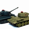 Радиоуправляемый танковый бой Abtoys Т34 и Tiger 1:28 Huan QI 508-555
