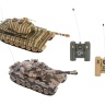 Радиоуправляемый танковый бой Русский Т90 и Немецкий KING TIGER - 99821