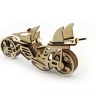Конструктор 3D деревянный подвижный Lemmo Мотоцикл Фантом - МЦ-3