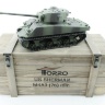 Р/У танк Torro Sherman M4A3 76mm, 1/16 2.4G, ВВ-пушка, деревянная коробка