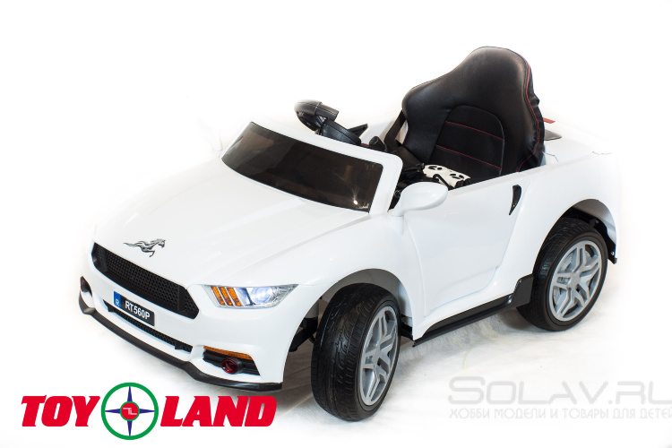 Детский электромобиль Ford Mustang Белый