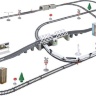Железная дорога (скоростной поезд, разводной мост, длина 914 см) - BSQ-2181